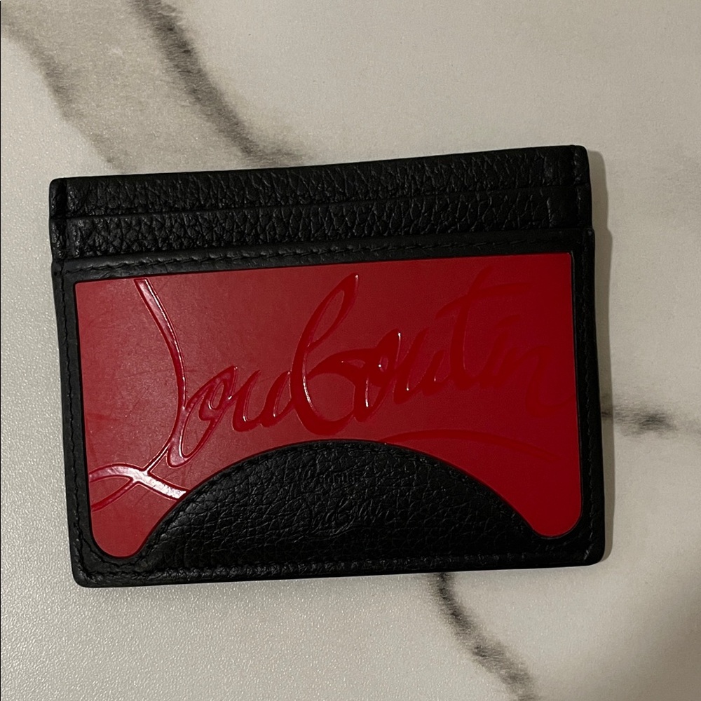 Christian Louboutin Kios Red Sole Empire Card Case